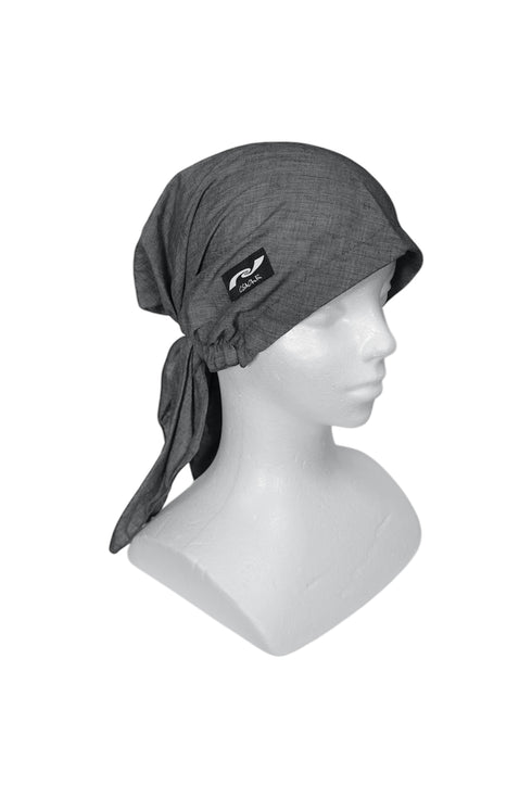 LOGO CRINKLED DU-RAG -GRAY- *Last1