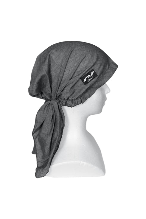 LOGO CRINKLED DU-RAG -GRAY- *Last1