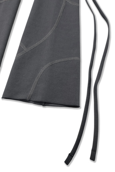 EXPOSED SEAMS ASYMMETRY LEG WARMERS