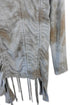 RUCHED ECLIPSE DYE TOP -GRAY MIX-