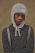 DRAW CODE MOHAIR KNIT CAP -GRAY-