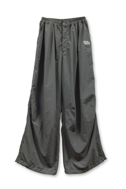 【PRE-ORDER】NYLON TUCK STITCH PANTS -CHARCOAL-