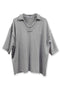 【PRE-ORDER】WASHED CUT-OFF SWEAT TOP -GRAY-