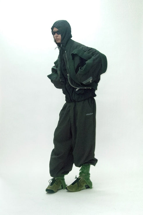 【PRE-ORDER】CIRCLE RIB WASHED MA-1 -EARTH KHAKI-