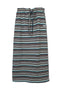 【RESTOCK】MULTICOLOR STRIPE DRAWSTRING SKIRT -BLUE MIX-