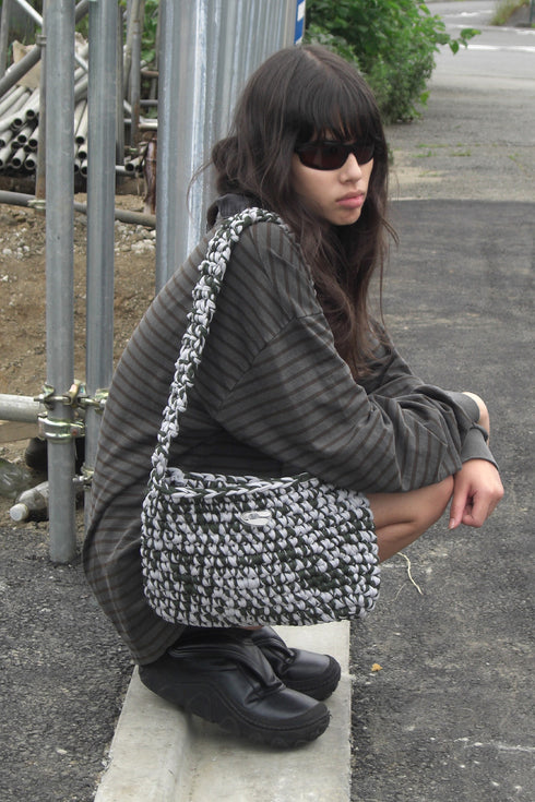 Allergy × Cycle HANDMADE KNIT SHOULDER BAG