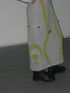 UNALOME LONG SKIRT -GRAY×GREEN-