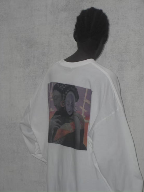 Drawing by Kristina INDIA LONG SLEEVE TEE -ANJU-