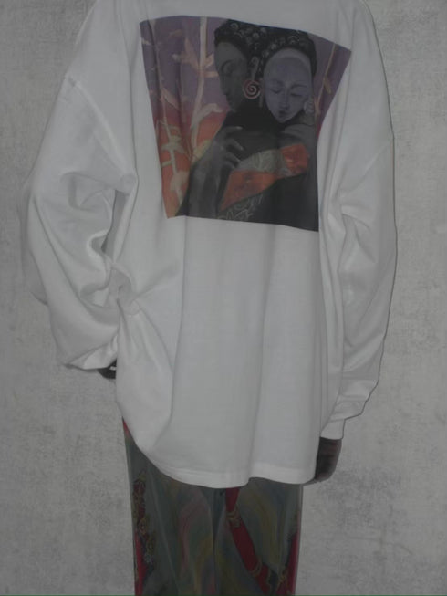 Drawing by Kristina INDIA LONG SLEEVE TEE -ANJU-