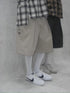 WIDE HALF PANTS -BEIGE- *Last1