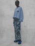 UNALOME LONG SKIRT -TIE-DYE BLUE-