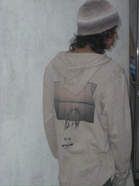 GRADATION KNIT CAP -BROWN-