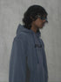 WASHED EMBROIDERY LOGO HOODIE -DARK BLUE- *Last1