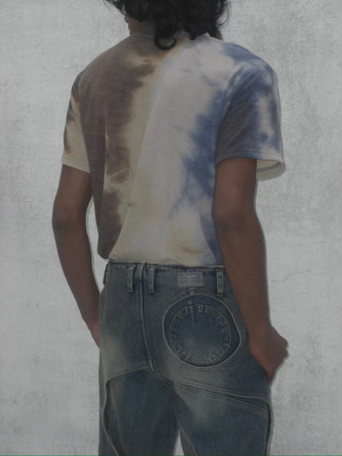 GOA TEE -TIEDYE PURPLE MIX-