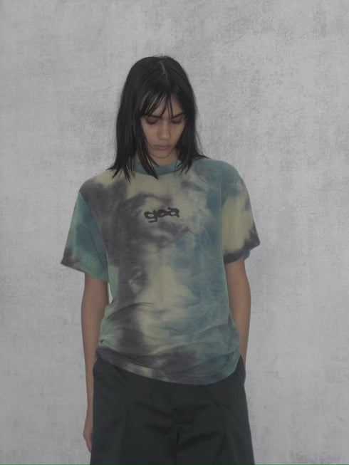 GOA TEE -TIE DYE GREEN MIX- *Last1