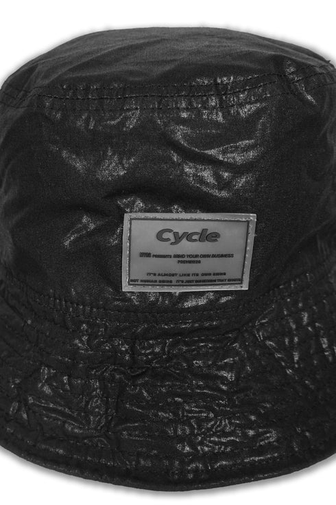 CYCLE BLACK GLOSS HAT