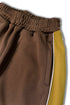 CYCLE LINE JERSEY PANTS -BROWN-