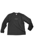 【COME HELL HIGH WATER】acid house ADULT LONG SLEEVE TEE -DARK CHARCOAL-