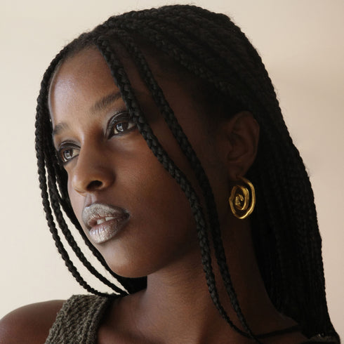 æsthesia × Kristina × Cycle 【PRANA LARGE PAIR】 -GOLD- *Last1