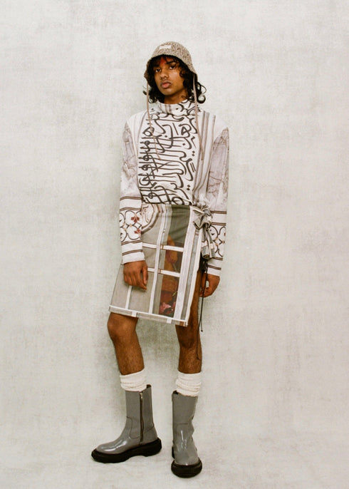 INDIA PHOTO TURTLE NECK TOPS -GOA TEMPLE- *Last1