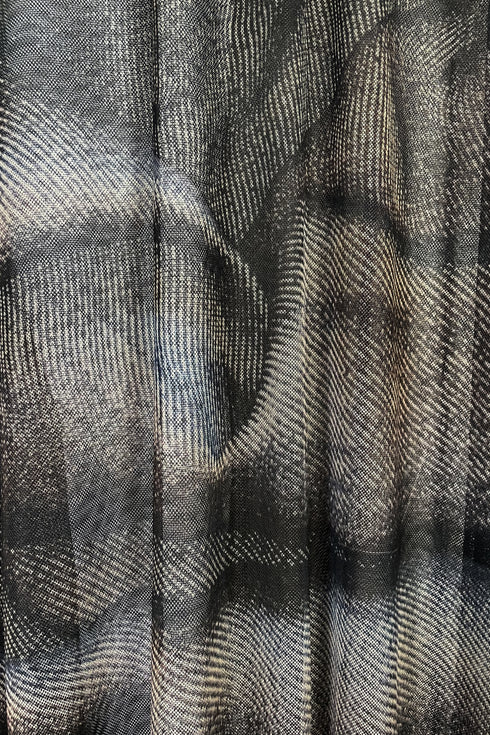 【RESTOCK】Scent × Cycle MESH MAXI DRESS -SILVER DENIM- *Last1