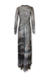 【RESTOCK】Scent × Cycle MESH MAXI DRESS -SILVER DENIM- *Last1