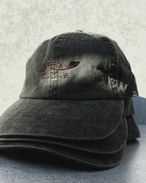 SPIRAL LOGO EMBROIDERY CAP