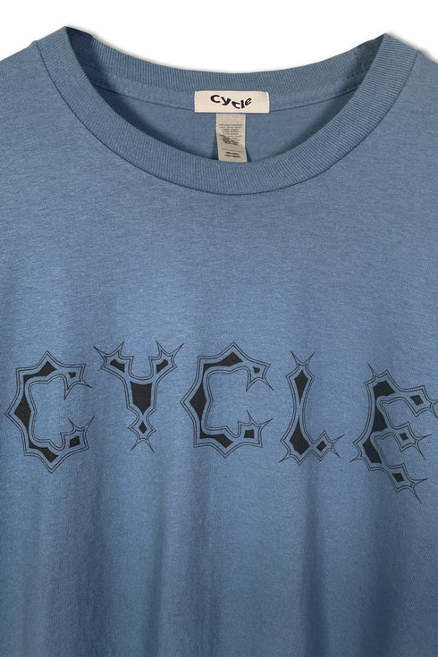 【RESTOCK】WESTERN LOGO LONG SLEEVE TEE -BLUE- *Last1