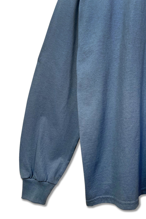【RESTOCK】WESTERN LOGO LONG SLEEVE TEE -BLUE- *Last1