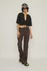 【RESTOCK】 SPACEY WESTERN  TROUSERS -BROWN- *Last1