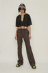 【RESTOCK】 SPACEY WESTERN  TROUSERS -BROWN- *Last1