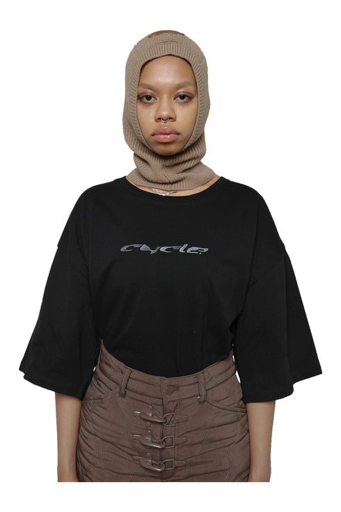 CYCLE KNIT BALACLAVA -BROWN-