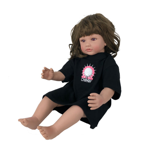 【COME HELL HIGH WATER】COIL LOGO KIDS TEE -black-