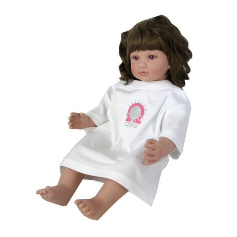 【COME HELL HIGH WATER】COIL LOGO KIDS TEE -white-