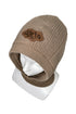CYCLE KNIT BALACLAVA -BROWN-