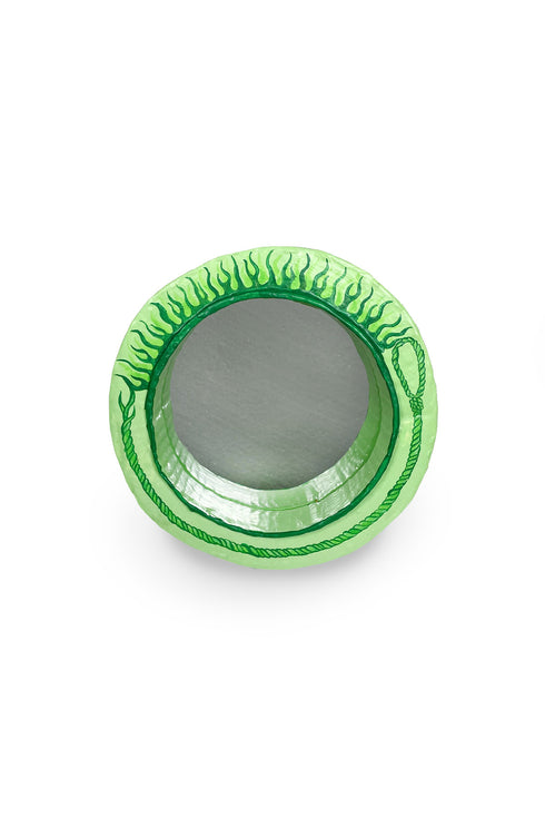 FIRE HANGING MIRROR -GREEN- *Last1