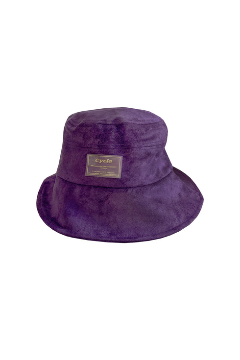 SUEDE BUCKET HAT -PURPLE-