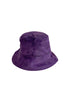 SUEDE BUCKET HAT -PURPLE-
