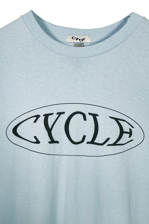【RESTOCK】CYCLE 23SS LOGO LONG SLEEVE TEE -LIGHT BLUE- *Last1