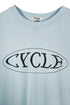 【RESTOCK】CYCLE 23SS LOGO LONG SLEEVE TEE -LIGHT BLUE- *Last1