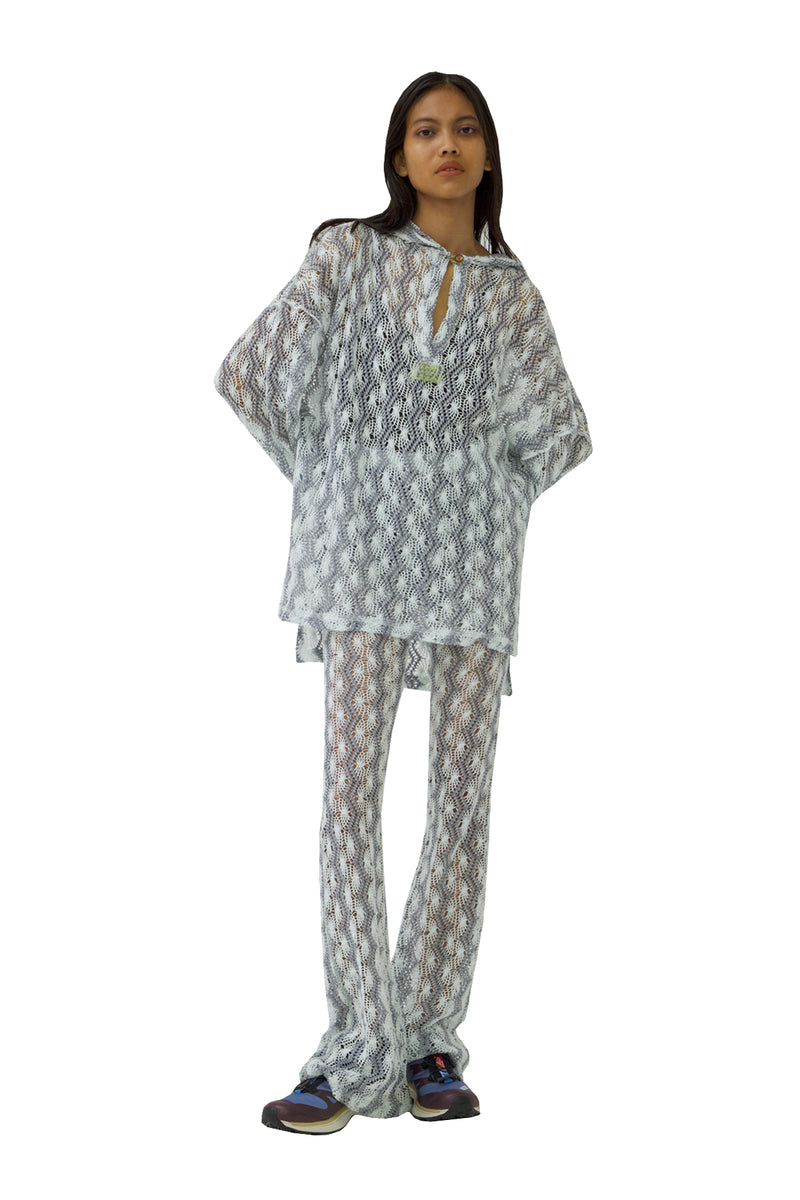 Knitting summer pants light blue Cycle by myob